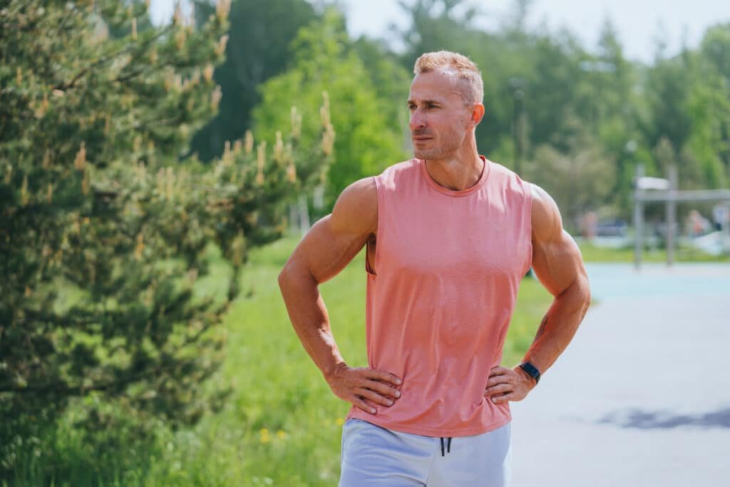 A fit man sweating after a log run - How Black Pepper Can Naturally Speed Up Your Metabolism