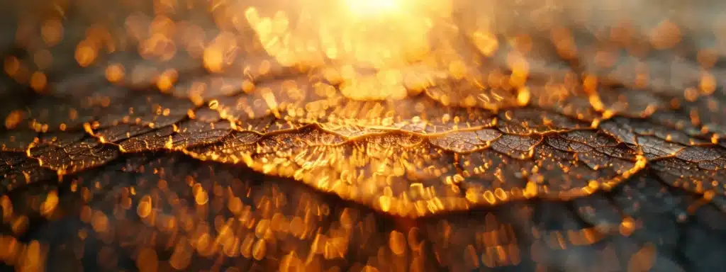 a serene setting with an intricate network of veins symbolizing the impact of cortisol on the body's response to stress.