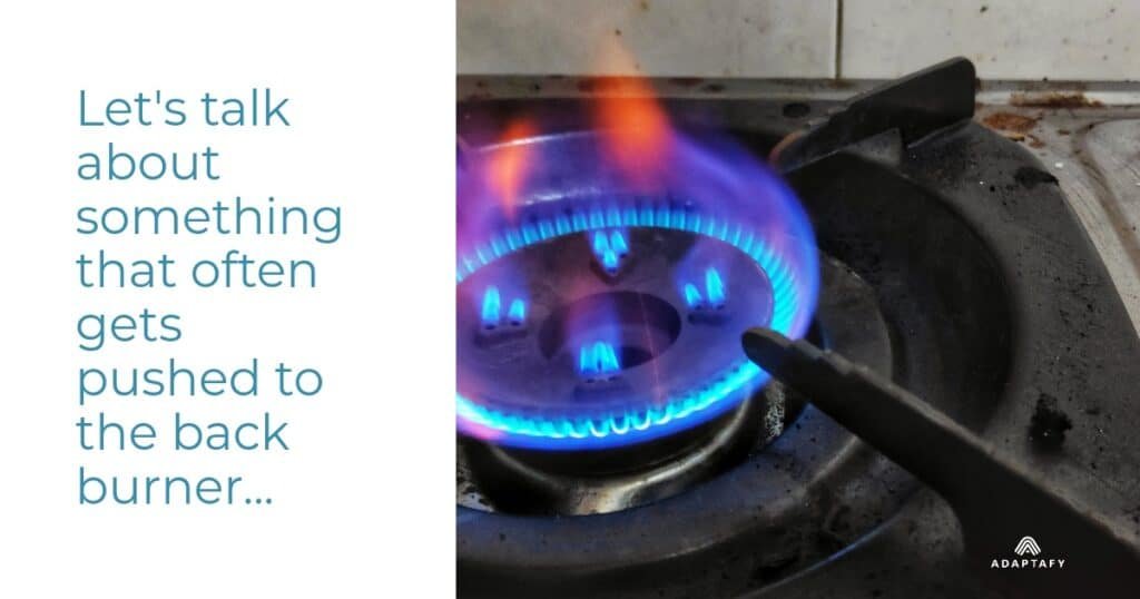 Let's talk about something that often gets pushed to the back burner - self-care and stress management. As a busy parent, you might feel guilty taking time for yourself, but here's the truth: managing stress isn't just good for you - it's essential for your hormonal health and weight management journey. Hormones affect weight loss article for men by Adaptafy.