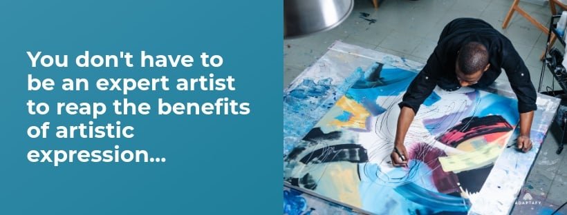 You don't have to be an expert artist to reap the benefits of artistic expression. Begin with simple activities like doodling during breaks or taking artistic photos while exploring nature. The aim isn't perfection - it's discovering your own unique way to convey emotions through creativity. Healthy Ways to Reduce Stress article for Men by Adaptafy.